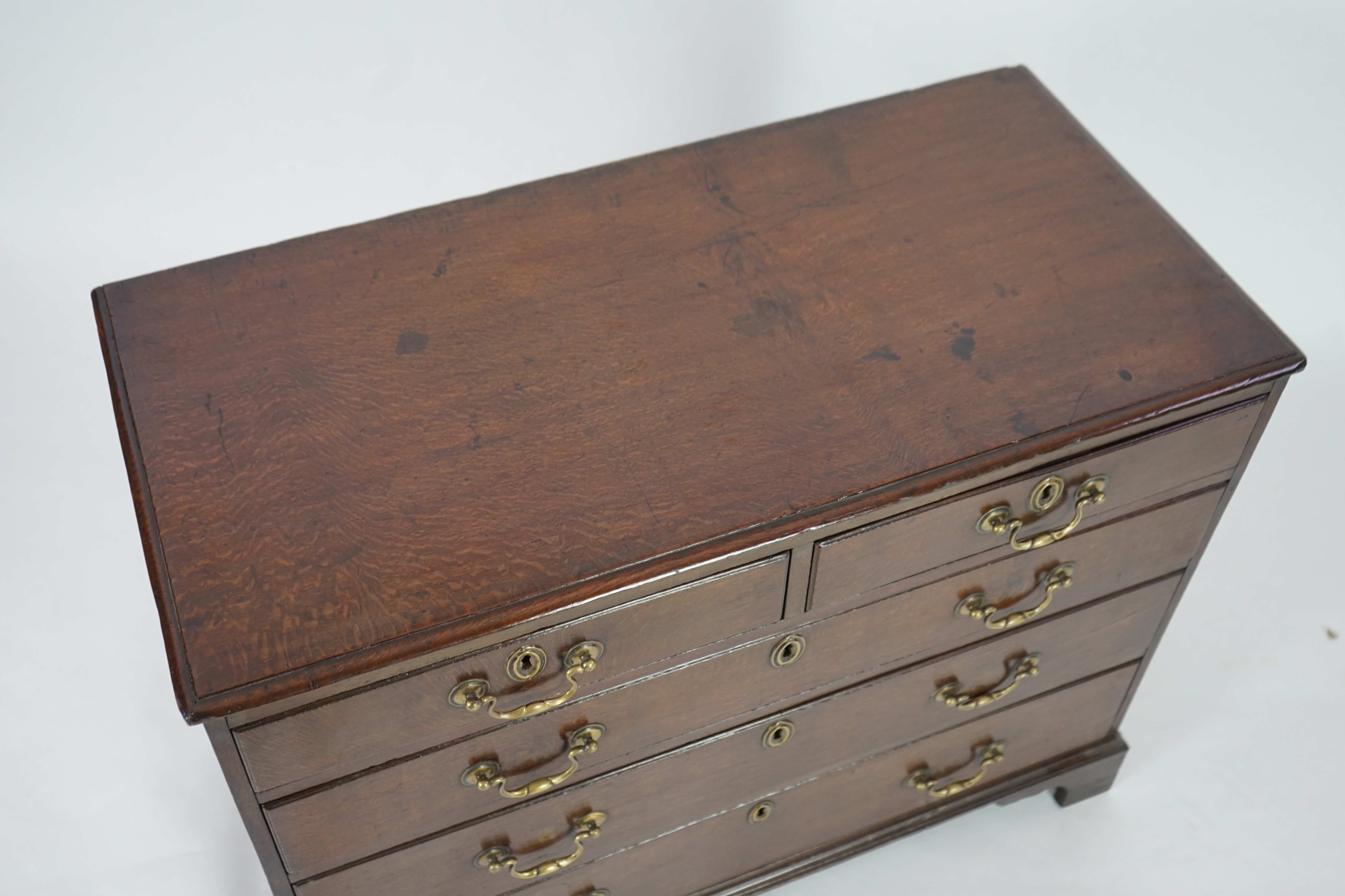 A George III oak chest